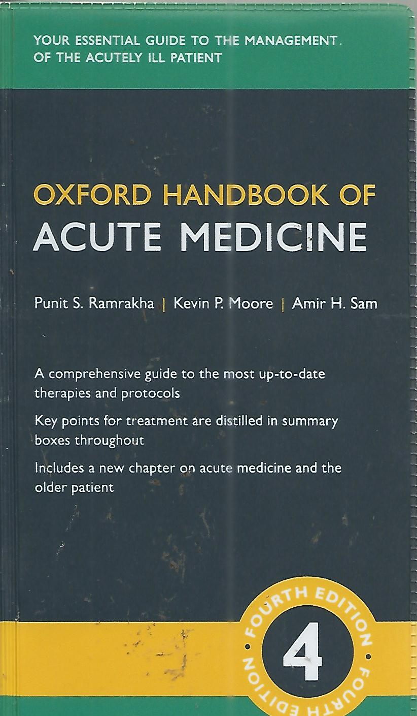 Oxford Handbook For Acute Medicine